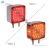 Automann Pedestal Light Square Double Face LED RH