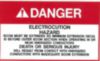 DECAL DANGER ELECTROCUTION HAZ