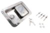 ST STEEL LATCH W/ KEY