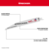 Milwaukee 9" WRECKER SAWZALL Blade for Multi-Material