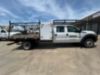 2015 Ford F-550 Crew Cab Powerstroke 4x4 Flat Bed Framers Truck