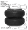 Automann Air Spring Double Convoluted