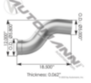 EXHAUST PIPE ALZ FRT