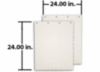 MUDFLAP 24X24 3/16",POLY STD W