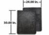 1/2 MUDFLAP 24X30 ANTI SPRAY