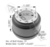 Automann Brake Drum 16.500in X 8.625in