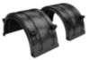 BLACK POLY FENDER (SET)
