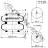 Automann Air Spring Double Convoluted