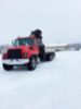 2016 Freightliner 114SD 8x4 PM 38.5SP Knuckle Boom Flatbed Truck