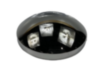 Automann Rear Hub Cap 8-1/2 Axle 3/4 Stud Chrome