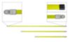 CTOS Hot Stick with Universal & Rubber Cap Ends - W 1.25" x L 4 to 12'