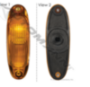 LED CAB MARKER AMBER FREIGHTLI