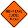 Bone Safety Utility Work Ahead (RUS) Sign, w/ Ribs, Reflective