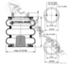 Automann Air Spring Triple Convoluted
