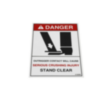 DECAL OUTRIGGER CRUSHING