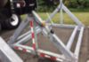 30,000 lbs 120 in Diameter x 85 in Width Hydraulic Brake Stationary Reel Stand