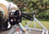 30,000 lbs 120 in Diameter x 85 in Width Hydraulic Brake Stationary Reel Stand