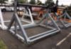 30,000 lbs 120 in Diameter x 85 in Width Hydraulic Brake Stationary Reel Stand