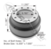 Automann Brake Drum 16.500in X 7.000in
