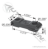 Automann Side Bar Aluminum Kenworth/Peterbilt