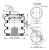 Automann Air Spring Triple Convoluted