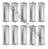 Automann Econ WC Mirror Aluminum 6X16in 10 Pack