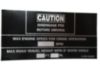 PLACARD WARN-RPM-ROAD