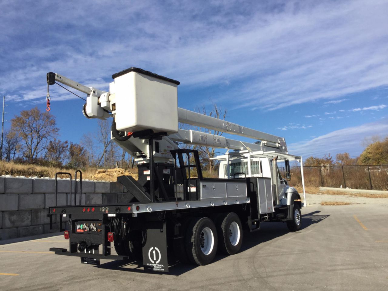 2013 International 7400 6x6 Terex RM-75 Bucket Truck