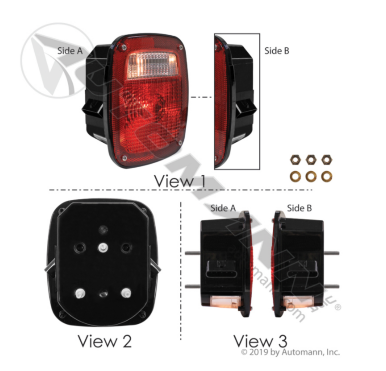 S/T/T BOX LIGHT DOUBLE METRI-P | Custom Truck One Source