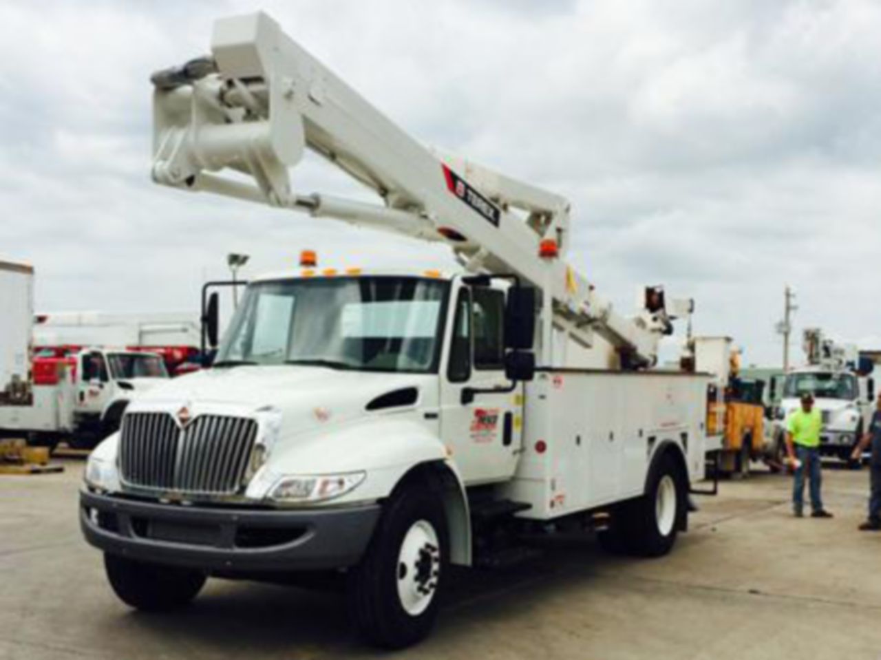 60 ft Distribution Bucket Truck Rental - Custom Truck One Source