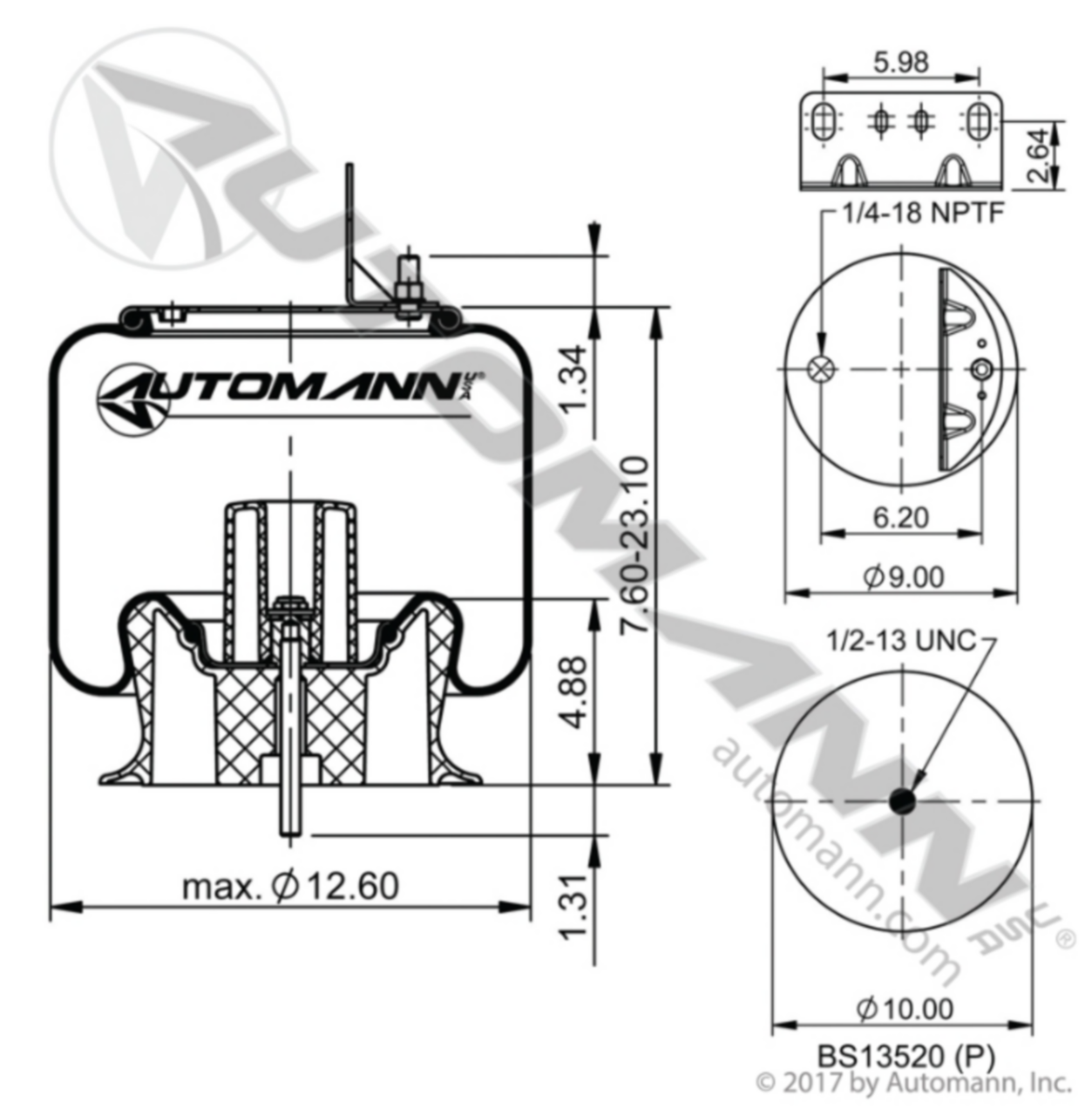 AIR SPRING ROLLING LOBE | Custom Truck One Source