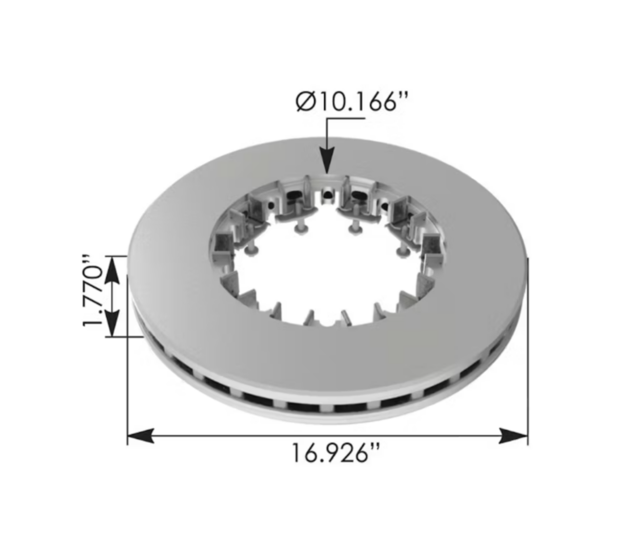 ROTOR, BENDIX ADB22X (802569) | Custom Truck One Source