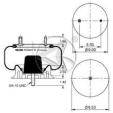 AIR SPRING ROLLING LOBE | Custom Truck One Source