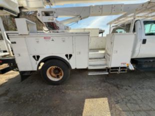 2011 Ford F-750 Diesel 4x2 Terex TC-55 Material Handler Bucket Truck