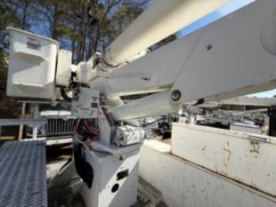 2011 Ford F-750 Diesel 4x2 Terex TC-55 Material Handler Bucket Truck