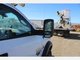 2018 Dodge 5500 4x4 Diesel "Rail Gear Equipped" Terex LT-40 Bucket Truck