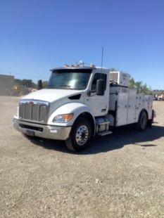 2021 Peterbilt 537 4x2 Load King VOYAGER 2 Service Truck With Crane