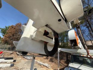 2011 Ford F-750 Diesel 4x2 Terex TC-55 Material Handler Bucket Truck