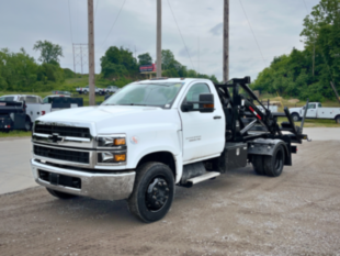 2023 Chevrolet 6500 4x2 Palfinger ACC-80 Container Handler Truck