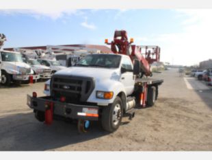 2015 Ford F-750 Diesel 4x2 "Rail Gear Equipped" Elliott I-50 Aerial Platform Truck