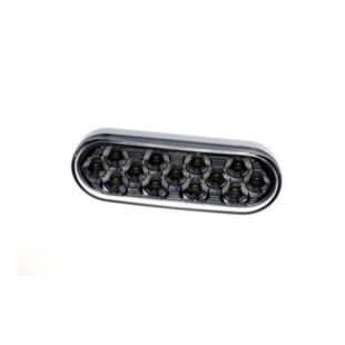 6" WHITE BACK UP OVAL MIRROR L