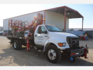 2015 Ford F-750 Diesel 4x2 "Rail Gear Equipped" Elliott I-50 Aerial Platform Truck