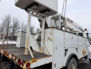 2017 Freightliner M2 4x4 Terex HRX-55 Material Handler Bucket Truck