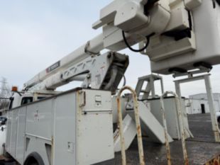 2017 Freightliner M2 4x4 Terex HRX-55 Material Handler Bucket Truck