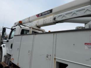 2017 Freightliner M2 4x4 Terex HRX-55 Material Handler Bucket Truck