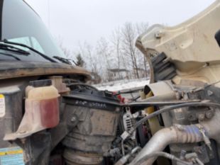 2017 Freightliner M2 4x4 Terex HRX-55 Material Handler Bucket Truck