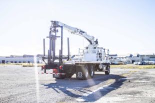 54.1 ft 5,825 lbs 450 degrees Material Handler Drywall Crane