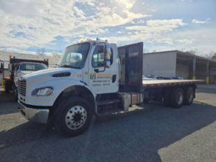 2014 Freightliner M2 Diesel 6x4 Automatic Flatbed Truck