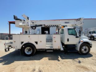 2019 International MV607 4x2 Versalift TMD-2047-T Digger Derrick