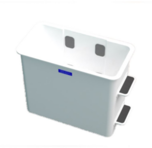 BUCKET  24X48X42 W/2 OUTBOARD